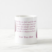 Work Love Dance Sing Tullips 感動的 コーヒーマグカップ (中央)