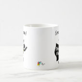 Work Mug パーソナライズされた Superheroジョブのタイトルと名前 コーヒーマグカップ (中央)