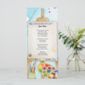 Work of Art Baby Shower メニュー (スタンド正面)