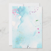 Work of Art Baby Shower Invitation 招待状 (裏面)