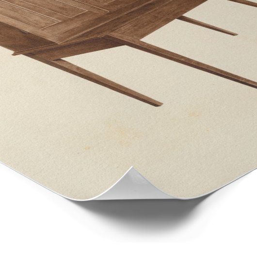 WORK OF ART Peter C. Ustinoff Desk c.1940 ポスター (角)