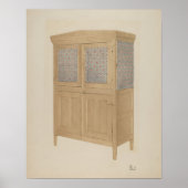 WORK OF ART Peter C. Ustinoff Kitchen Safe c.1940 ポスター (正面)