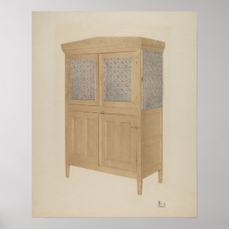 WORK OF ART Peter C. Ustinoff Kitchen Safe c.1940 ポスター