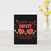 Work Of Heart School Lunch Lady Cafeteria Worker V カード (黄色い花)