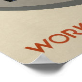 Work Pays AmericaヴィンテージWPAポスター ポスター (角)