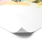 Work Posterを行う唯一の素晴らし方法 ポスター (角)