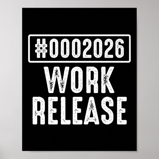 Work Release 2026 Funny Coding Engineer Retirement ポスター (正面)