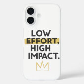 Work Smart Not Hard Modern Typography Case-Mate iPhoneケース (裏面)