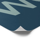 Work smarter poster ポスター (角)