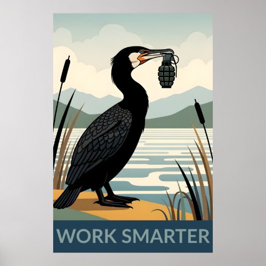Work smarter poster ポスター (正面)
