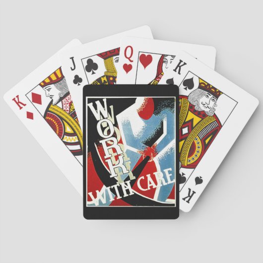 Work With 気に - ヴィンテージ抑制の時代WPAポスター トランプ (裏面)