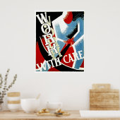 Work With 気に - ヴィンテージ抑制の時代WPAポスター ポスター (キッチン)