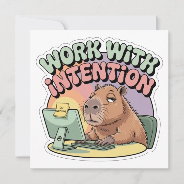 Work With Intention (正面)