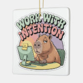 Work With Intention セラミックオーナメント (左)