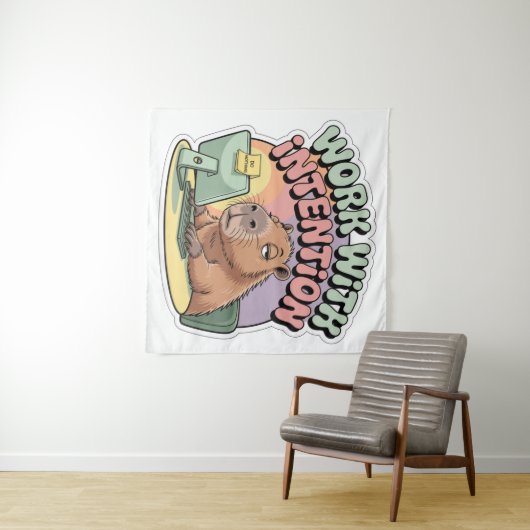 Work With Intention タペストリー (インサイチュ(横))