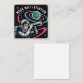 Work With Intention ノートカード (正面/裏面)