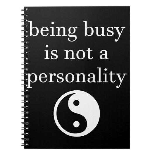 Workaholic Selbstironie Lustige Sprüche Geschenk ノートブック (正面)