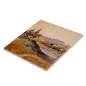 “Worked Over” Western Art by Charles M Russell タイル (側面)