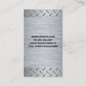 Workerロゴ |金属ドリルハンマー 名刺 (裏面)