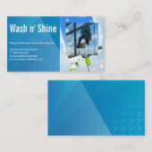 Worker Cleaning Window on Building 名刺 (正面/裏面)