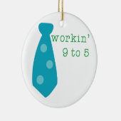 Workin 9に5 セラミックオーナメント (右)