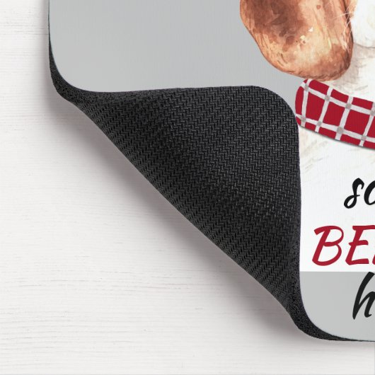 Working懸命for My Beagle マウスパッド (コーナー)