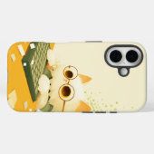 Working cat Phone Case, Apple iPhone 16，タフ Case-Mate iPhoneケース (裏面 (横))