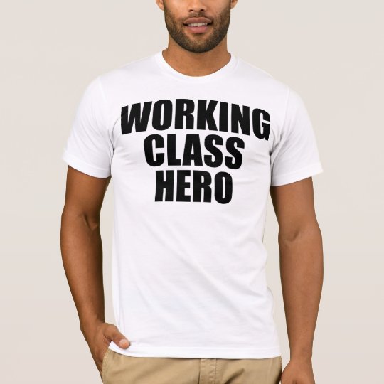 WORKING CLASS HERO -black logo- Tシャツ