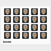 Working Class Pride Badge – Blue Collar Worker スクエアシール (シート)
