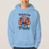 Working Class Pride Strong Arms Design パーカ (正面)
