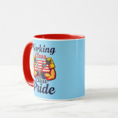 Working Class Pride Strong Arms Design マグカップ (正面左)