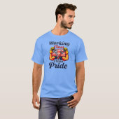 Working Class Pride Strong Arms Design Tシャツ (正面フル)
