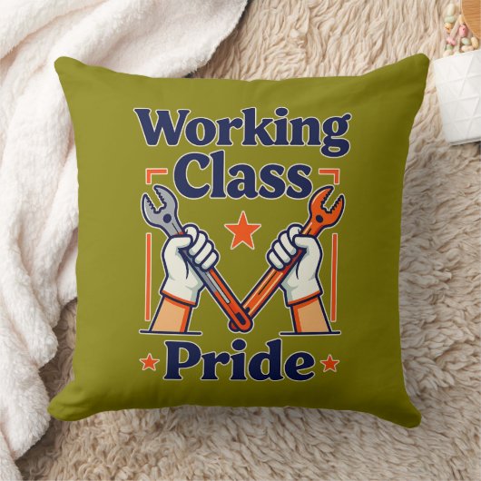Working Class Pride Tools and Strength Design クッション (ブランケット)