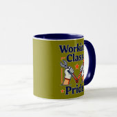 Working Class Pride Tools and Strength Design マグカップ (正面右)