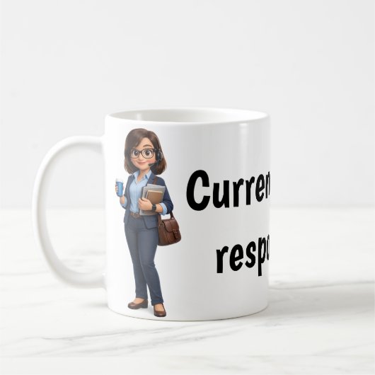 Working from Home コーヒーマグカップ (左)