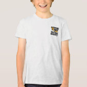 Working Hard Or Watching Highlights 面白いサッカー トライブレンドTシャツ (正面)