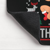 Working It At The Le Funny Santa Dancing Ugly Chri マウスパッド (コーナー)