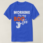 Working On My Bootee Halloween Booty Glutes Gift P Tシャツ (デザイン正面)