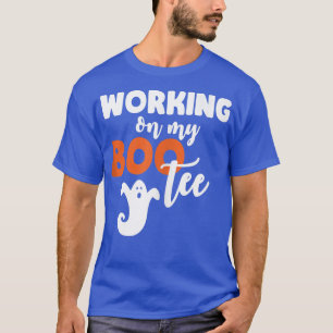 Working On My Bootee Halloween Booty Glutes Gift P Tシャツ