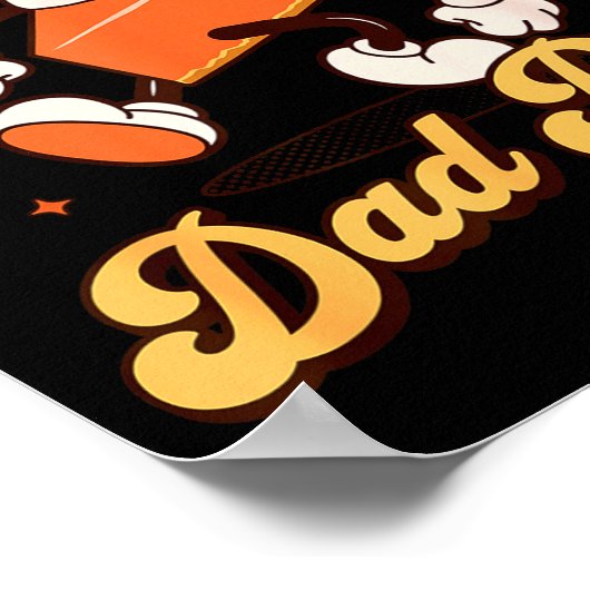 Working On My Dad Bod - Thanksgiving Pregnancy Ann ポスター (角)