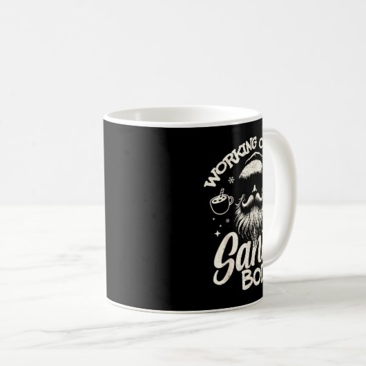 Working On My Santa Bod - Christmas Future Dad  コーヒーマグカップ (正面右)