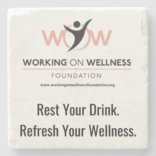 Working On Wellness Foundation プロテクティブ コースター (正面)