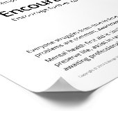 Working Well: Mental Health First Aid ポスター (角)