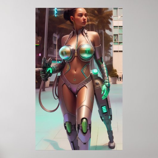 Working with Her Training Leg ポスター (正面)