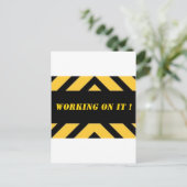 workingonitbig.jpg ポストカード (スタンド正面)