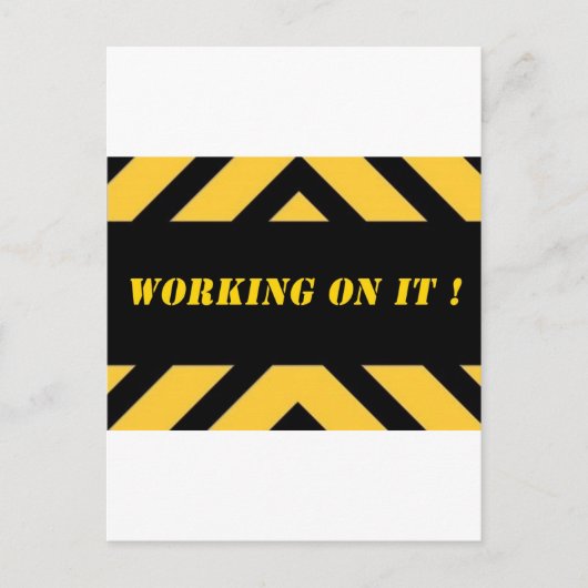 workingonitbig.jpg ポストカード (正面)
