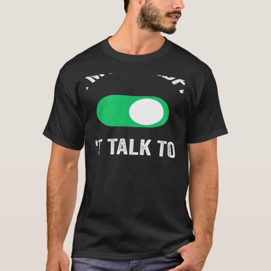Workout don't talk to me tシャツ (正面)