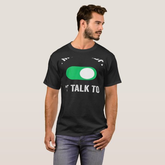 Workout don't talk to me tシャツ (正面フル)