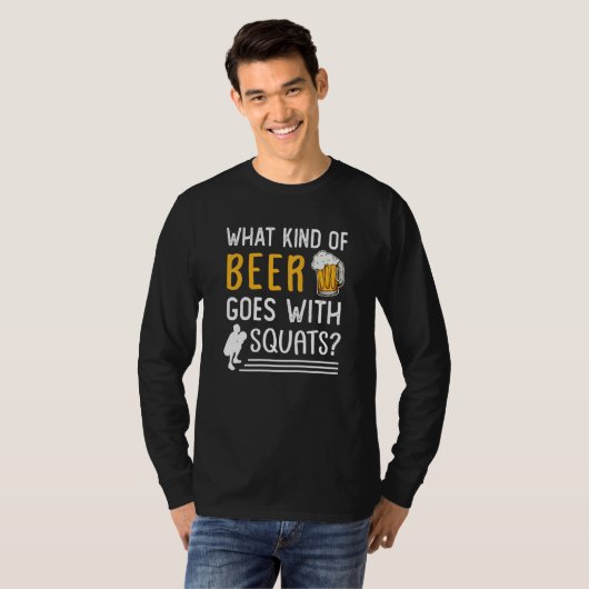 Workout Gym Meme For Beer Squats Joke  2 Tシャツ (正面フル)