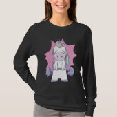 Workout Gym Unicorn Tシャツ (正面)